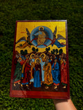 Ascension Orthodox Icon | 18kt Gold Leaf Byzantine Icon