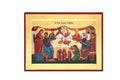 Wedding at Cana Orthodox Icon | 18kt Gold Leaf Byzantine Icon